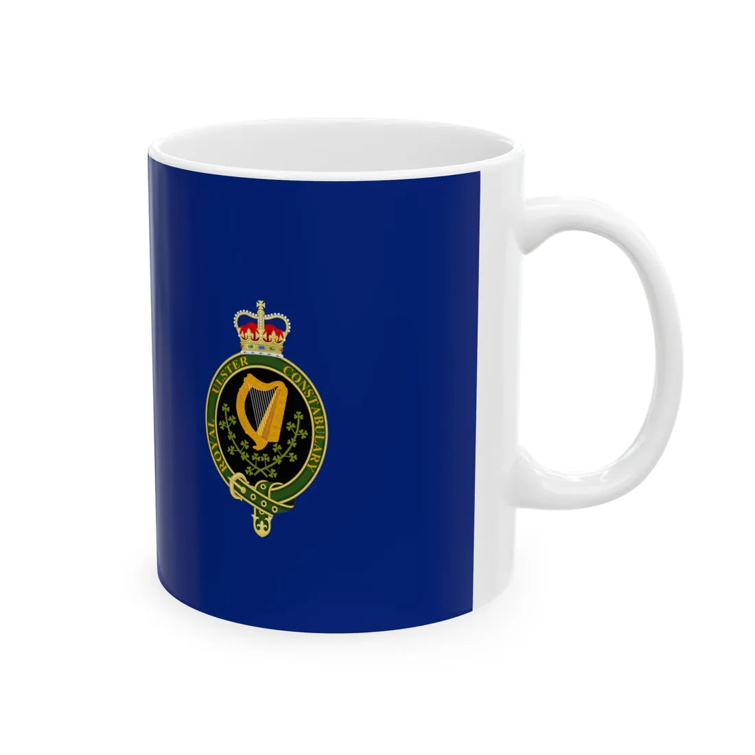 Flag of the Royal Ulster Constabulary (Ireland) White Coffee Mug - Go Mug Yourself