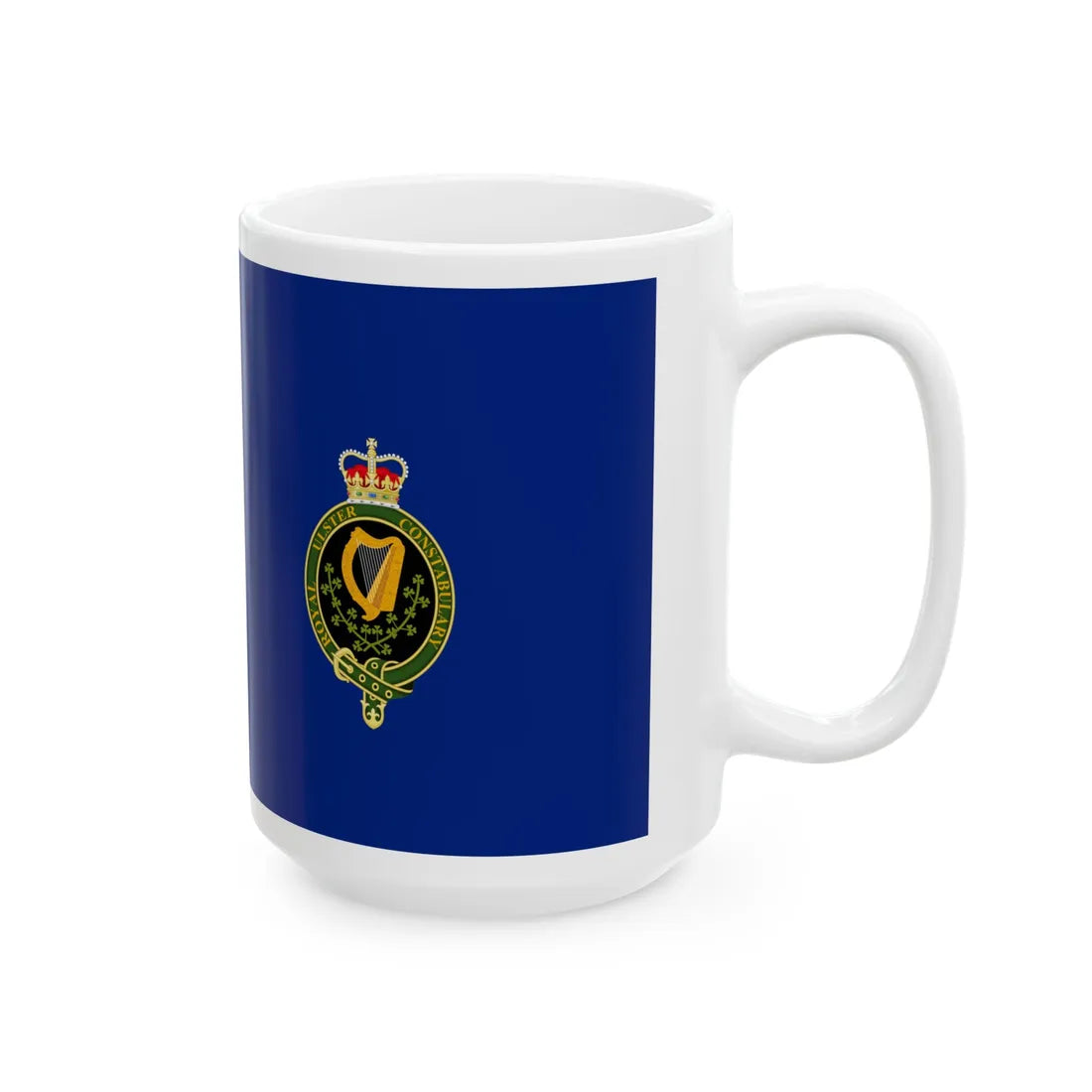 Flag of the Royal Ulster Constabulary (Ireland) White Coffee Mug - Go Mug Yourself