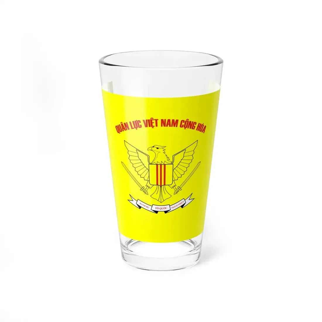 Flag of the RVNMF (Vietnam) Pint Glass 16oz 16oz - Go Mug Yourself