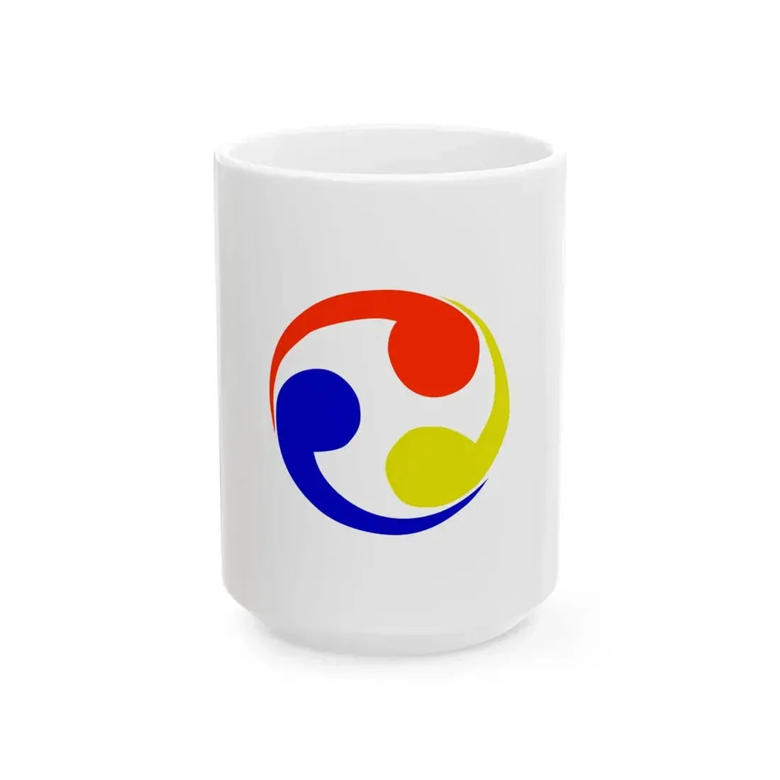 Flag of the Ryukyu Kingdom (Japan) White Coffee Mug 15oz - Go Mug Yourself