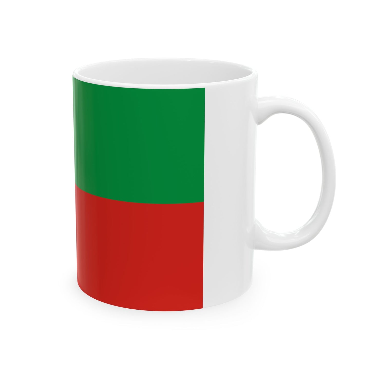 Flag of the Sac and Fox Nation (United States) White Coffee Mug-Go Mug Yourself