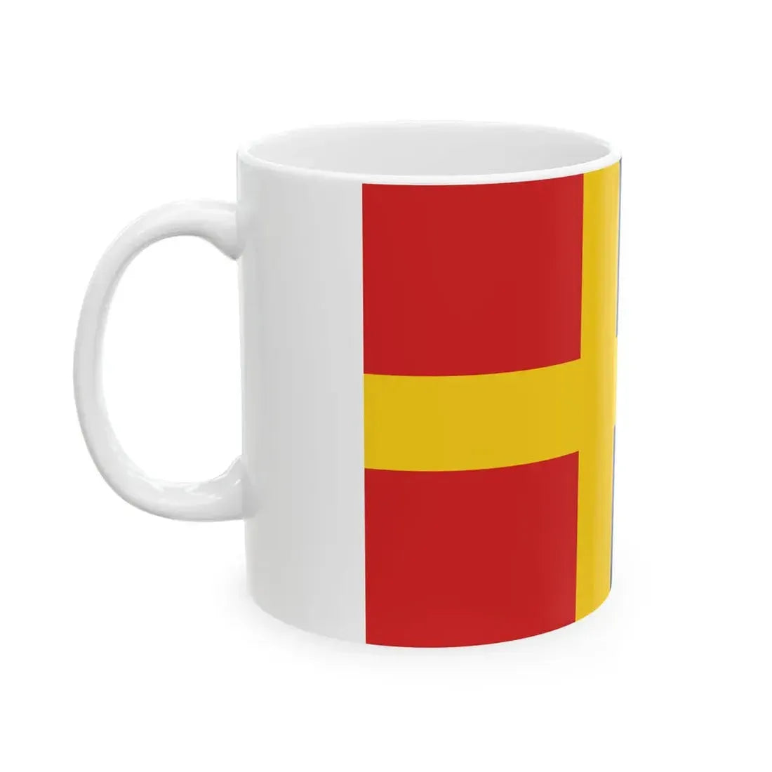 Flag of the Sami people Nordic (Finland) White Coffee Mug - Go Mug Yourself