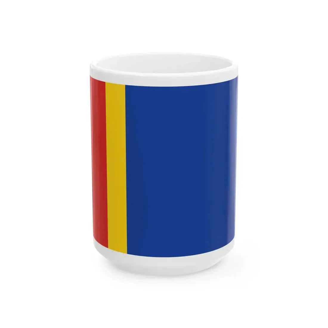 Flag of the Sami people old unofficial (Finland) White Coffee Mug 15oz - Go Mug Yourself
