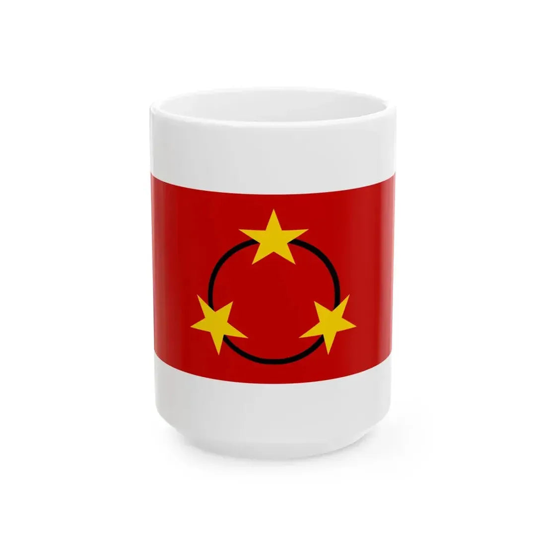Flag of the Sarawak Peoples Guerilla Force (Malaysia) White Coffee Mug 15oz - Go Mug Yourself