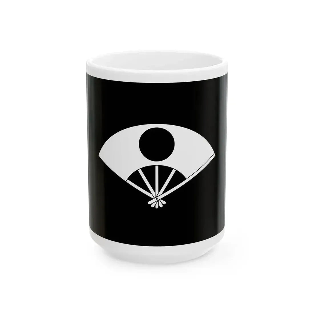 Flag of the Satake Lords of Akita in Dewa Province A (Japan) White Coffee Mug 15oz - Go Mug Yourself