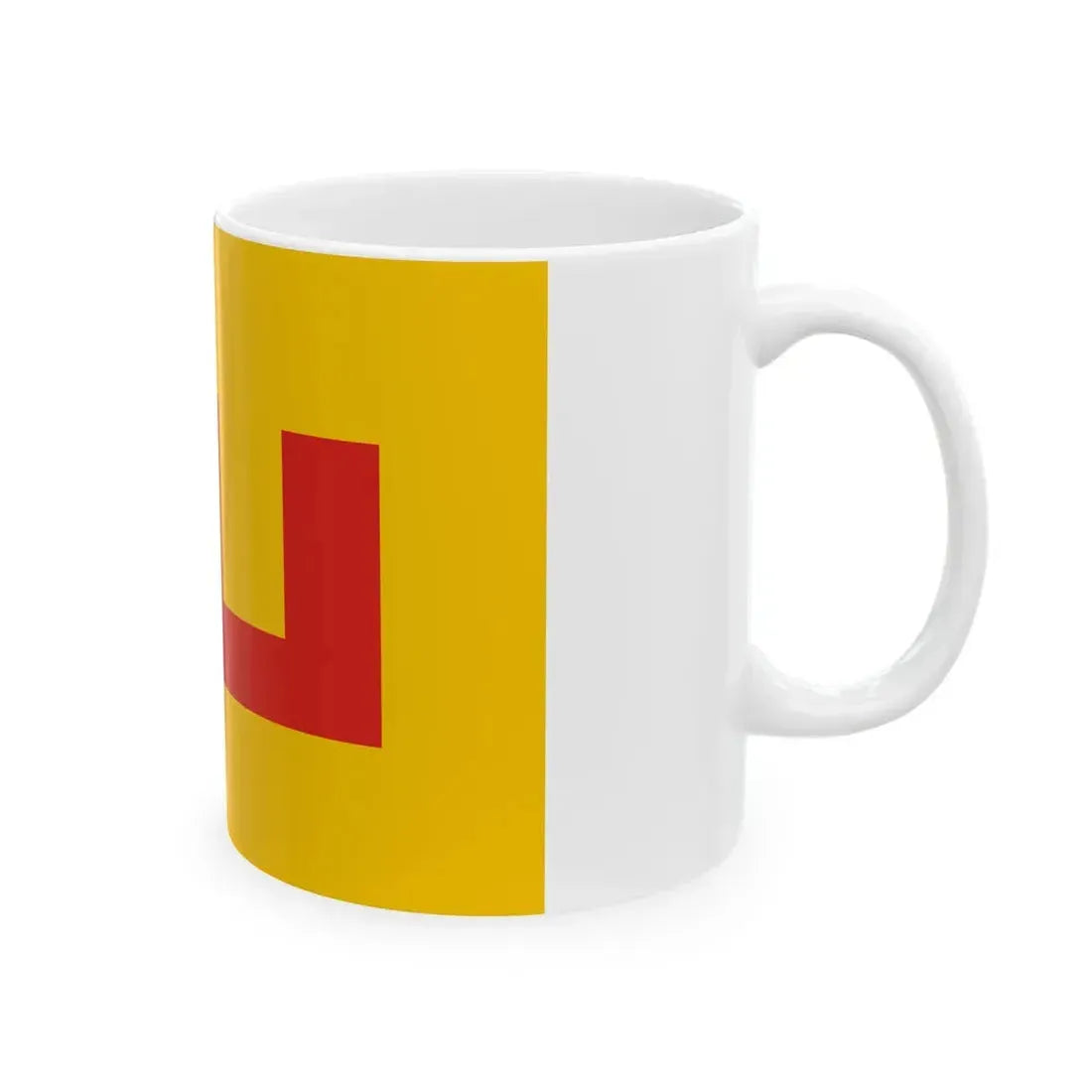 Flag of the Second Bulgarian Empire (Bulgaria) White Coffee Mug - Go Mug Yourself