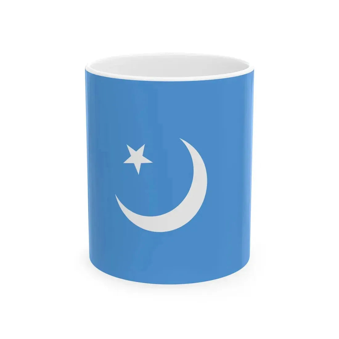 Flag of the Second East Turkestan Republic (China) White Coffee Mug 11oz - Go Mug Yourself