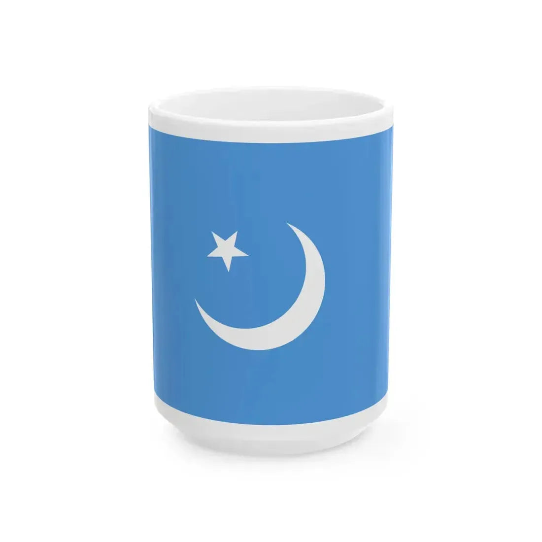 Flag of the Second East Turkestan Republic (China) White Coffee Mug 15oz - Go Mug Yourself