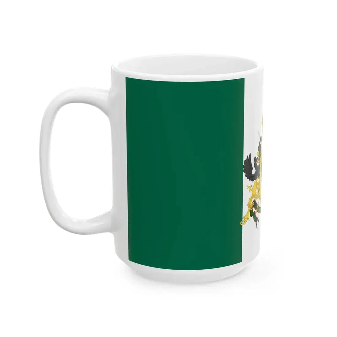 Flag of the Second Mexican Empire 1865-1867 (Mexico) White Coffee Mug - Go Mug Yourself