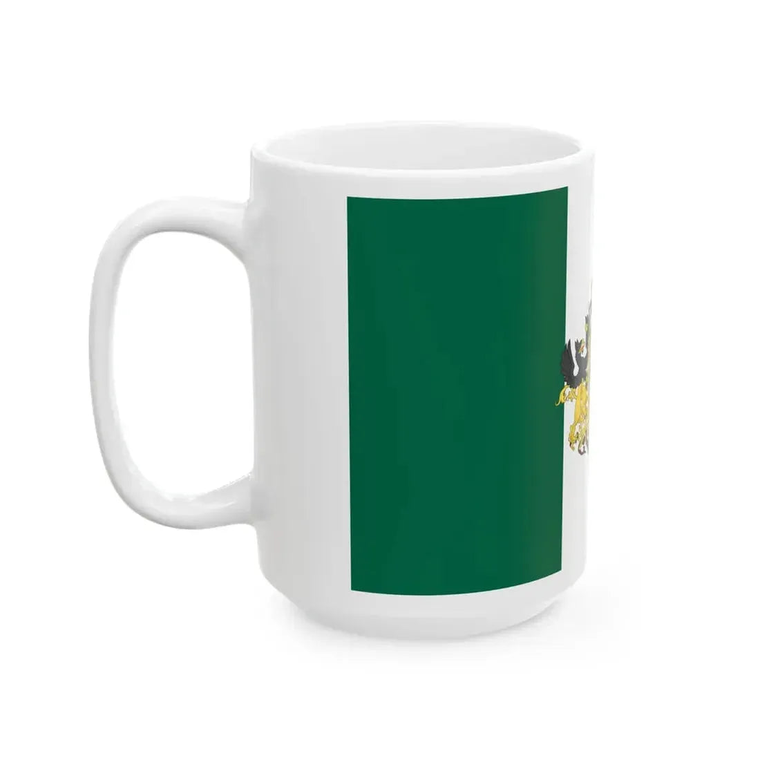 Flag of the Second Mexican Empire (Mexico) White Coffee Mug - Go Mug Yourself