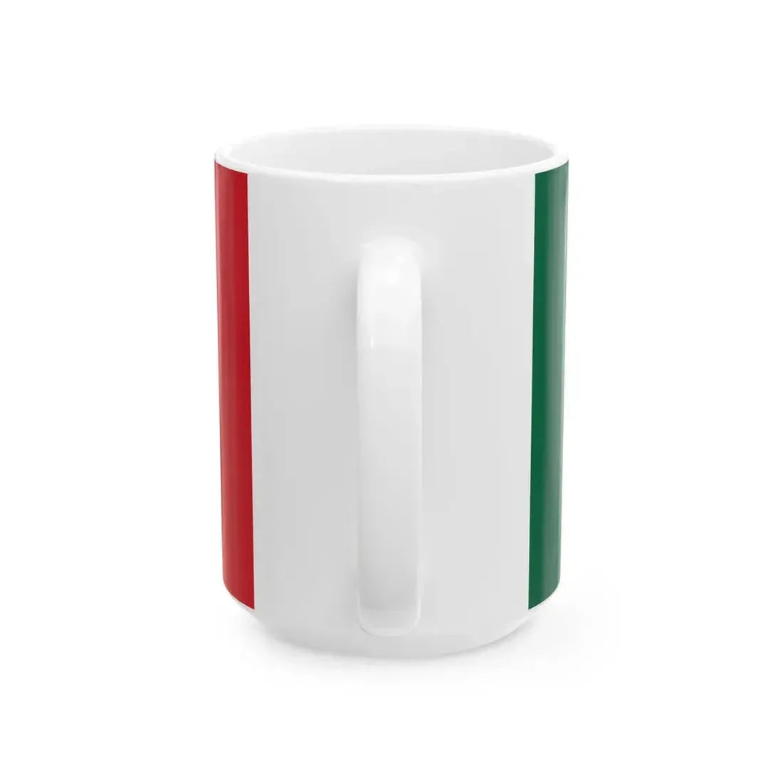 Flag of the Second Mexican Empire War Flag (Mexico) White Coffee Mug - Go Mug Yourself