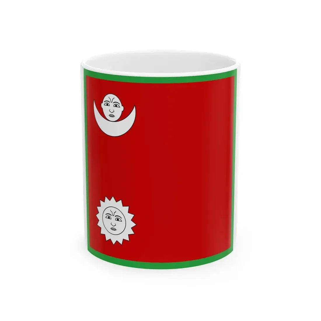 Flag of the Senior Commanding General of Nepal 1928 (Nepal) White Coffee Mug 11oz - Go Mug Yourself