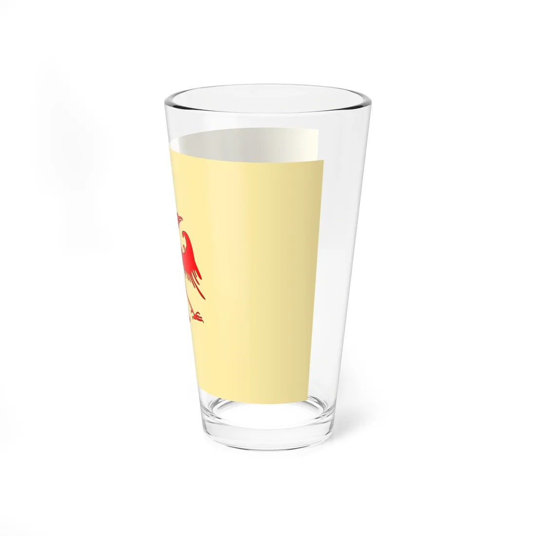 Flag of the Serbian Empire (Serbia) Pint Glass 16oz - Go Mug Yourself