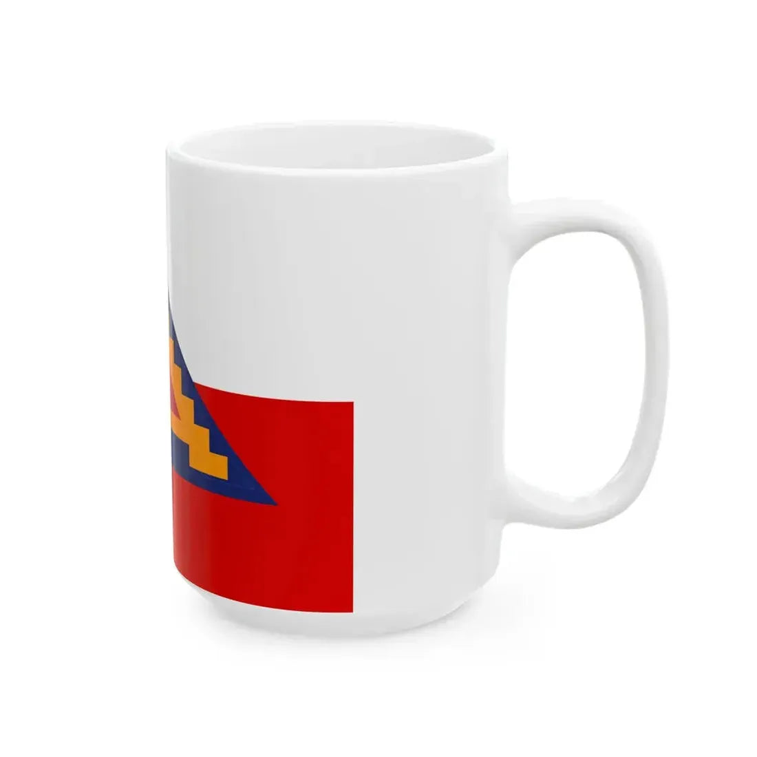 Flag of the Seventh United States Army (United States) White Coffee Mug - Go Mug Yourself