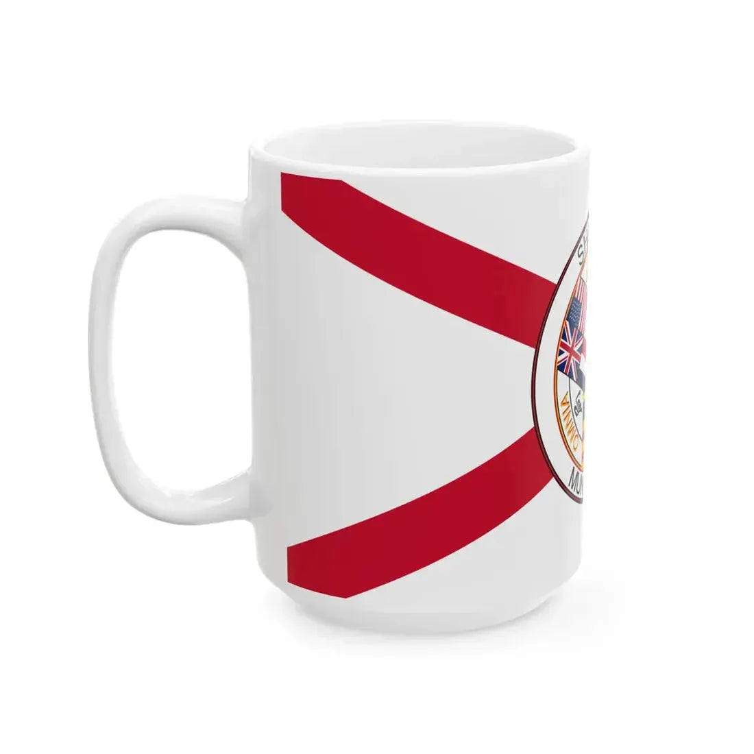 Flag of the Shanghai International Settlement (China) White Coffee Mug - Go Mug Yourself