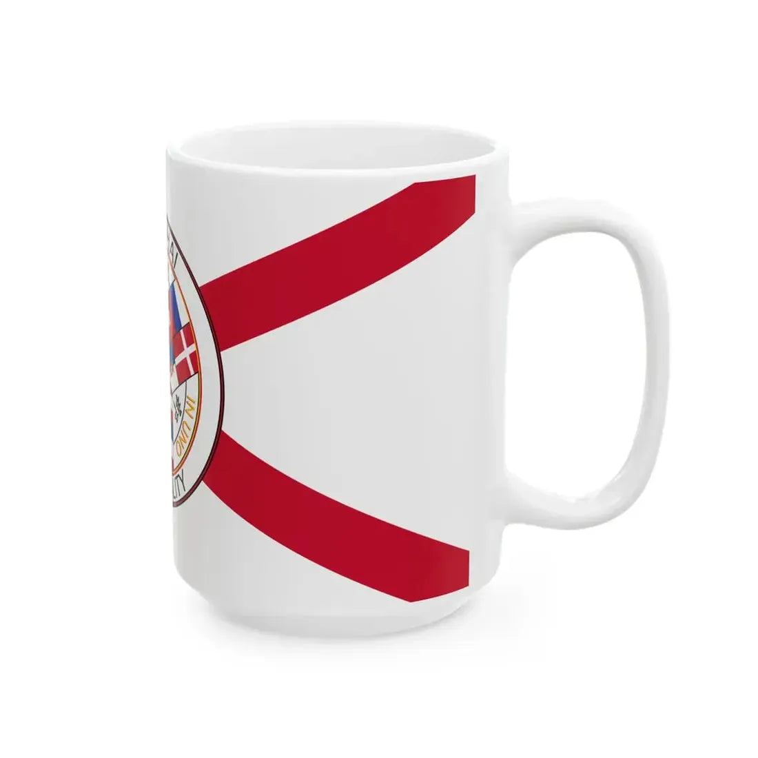 Flag of the Shanghai International Settlement (China) White Coffee Mug - Go Mug Yourself