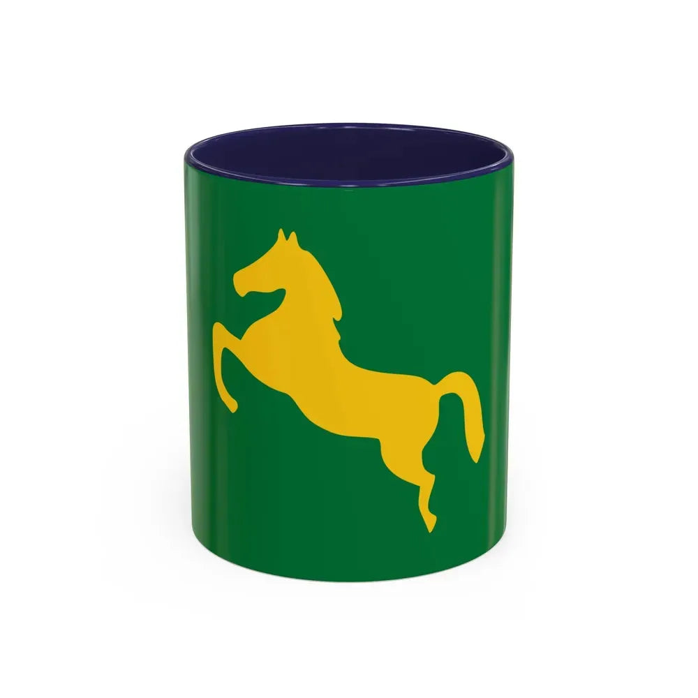 Flag of the Sharqia Governorate Egypt - Accent Coffee Mug 11oz Navy - Go Mug Yourself