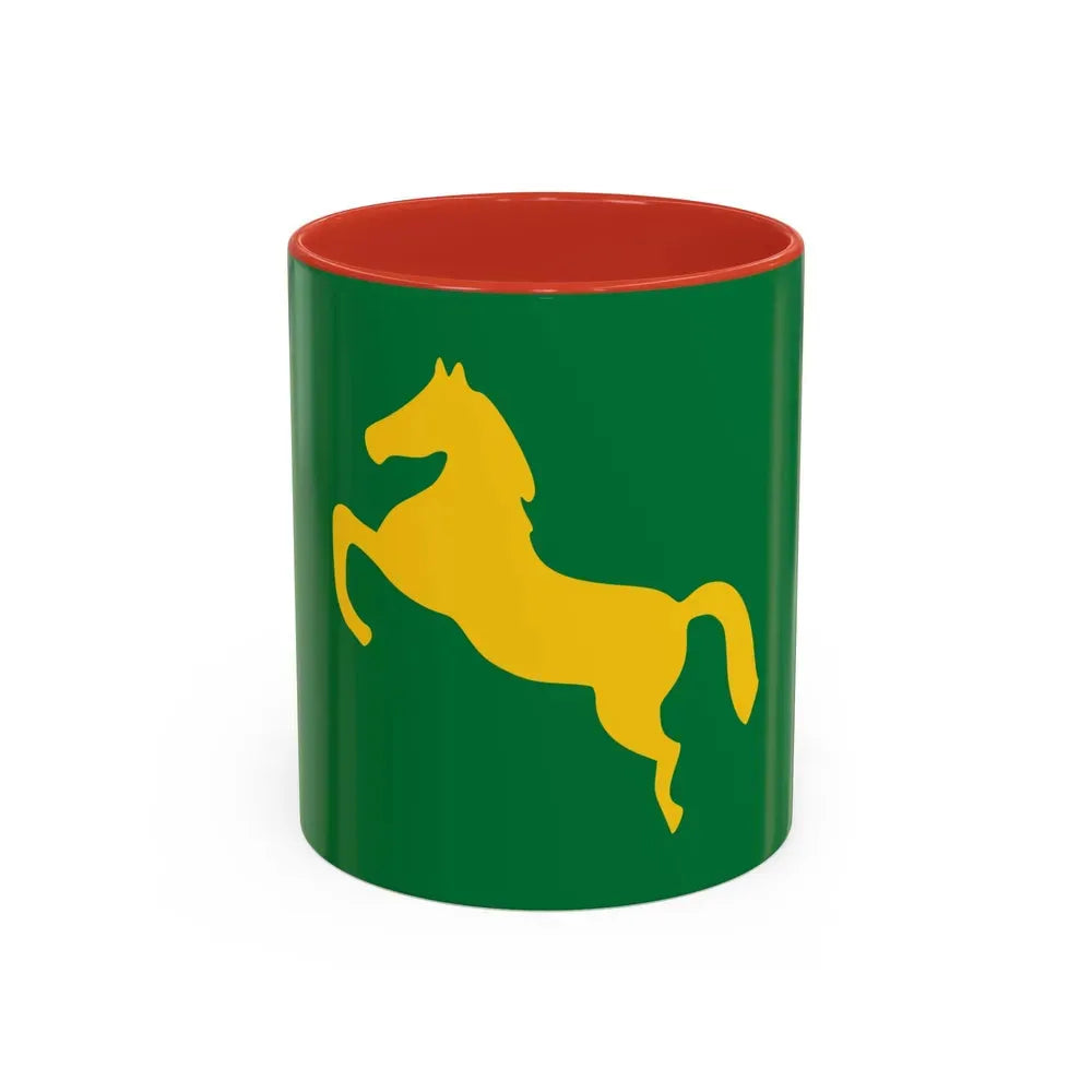 Flag of the Sharqia Governorate Egypt - Accent Coffee Mug 11oz Red - Go Mug Yourself