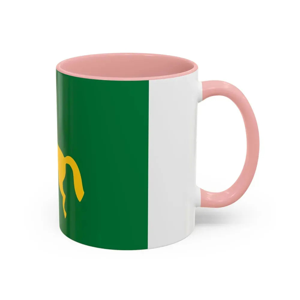 Flag of the Sharqia Governorate Egypt - Accent Coffee Mug - Go Mug Yourself