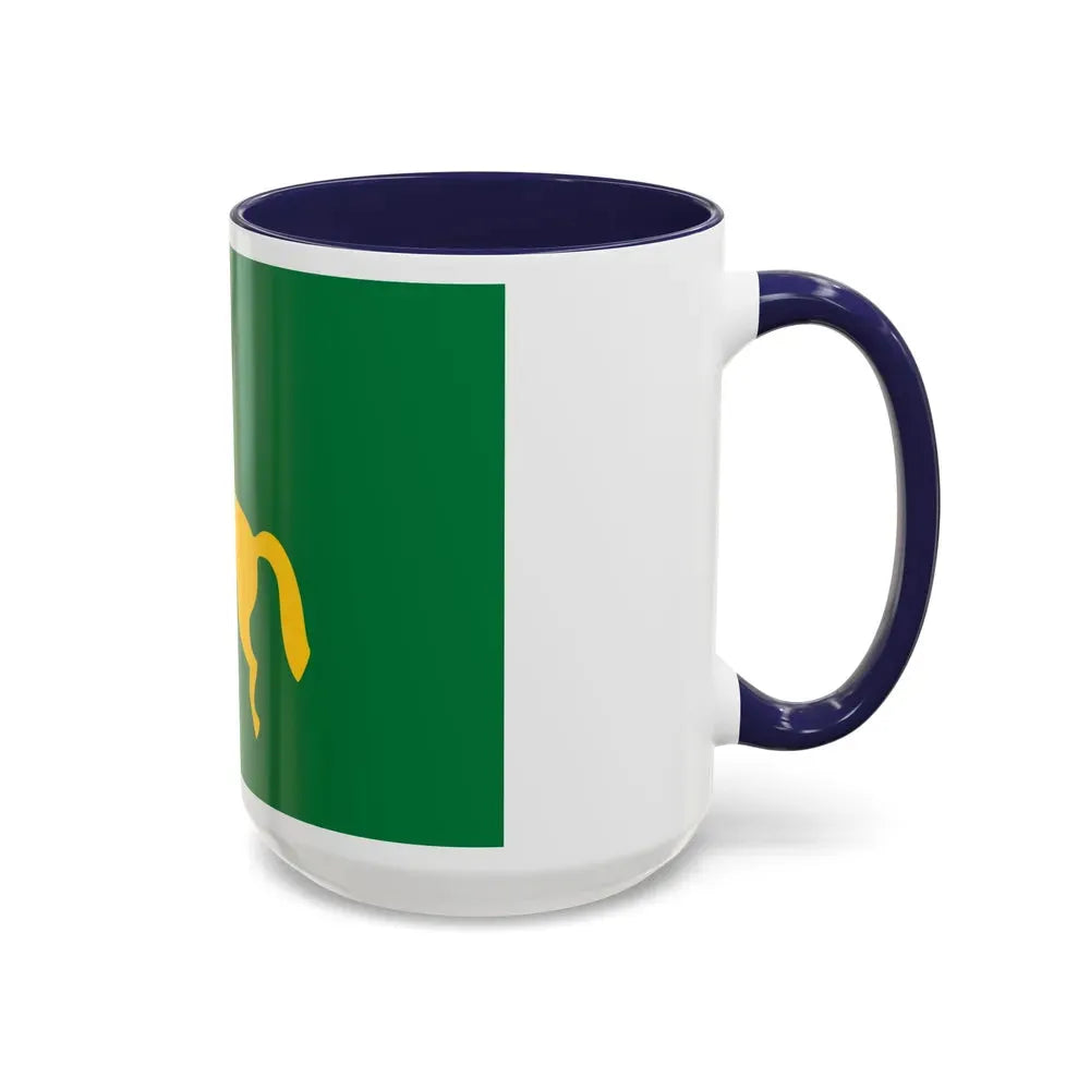 Flag of the Sharqia Governorate Egypt - Accent Coffee Mug - Go Mug Yourself