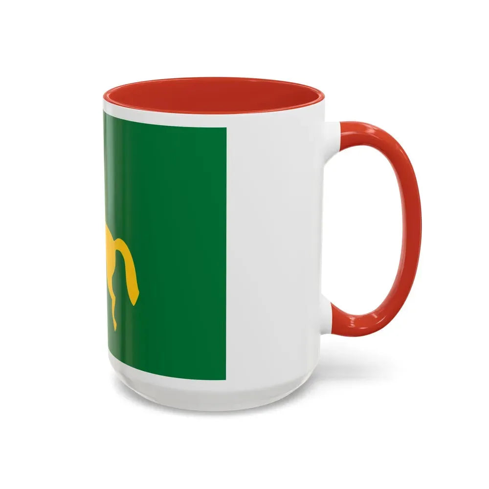 Flag of the Sharqia Governorate Egypt - Accent Coffee Mug - Go Mug Yourself