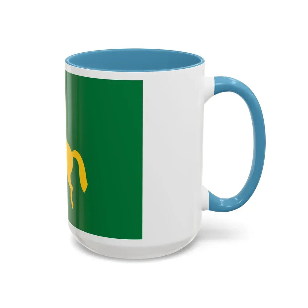 Flag of the Sharqia Governorate Egypt - Accent Coffee Mug - Go Mug Yourself