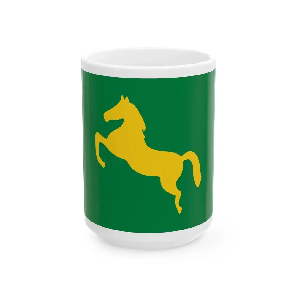 Flag of the Sharqia Governorate Egypt - White Coffee Mug 15oz - Go Mug Yourself