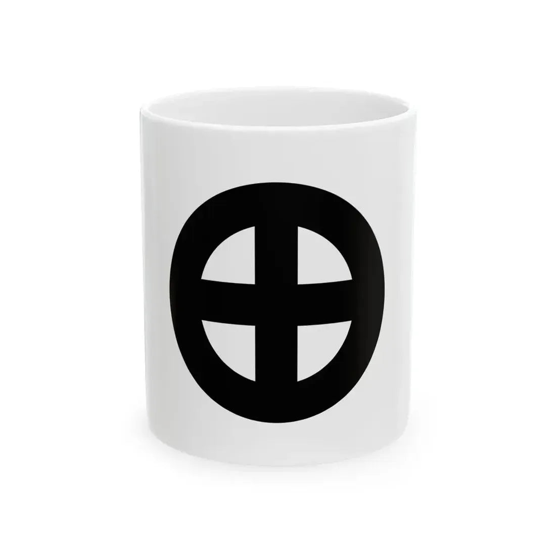 Flag of the Shimazu Lords of Kagoshima in Satsuma Province A (Japan) White Coffee Mug 11oz - Go Mug Yourself
