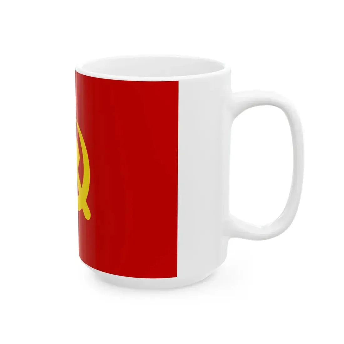 Flag of the Shining Path (Peru) White Coffee Mug - Go Mug Yourself