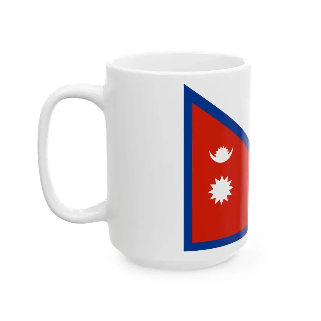 Flag of the Shree Tara Dal Battalion (Nepal) White Coffee Mug - Go Mug Yourself