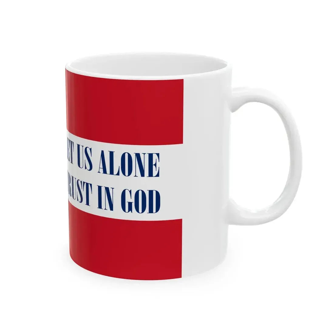 Flag of the Sixth Louisiana Regiment (United States) White Coffee Mug - Go Mug Yourself