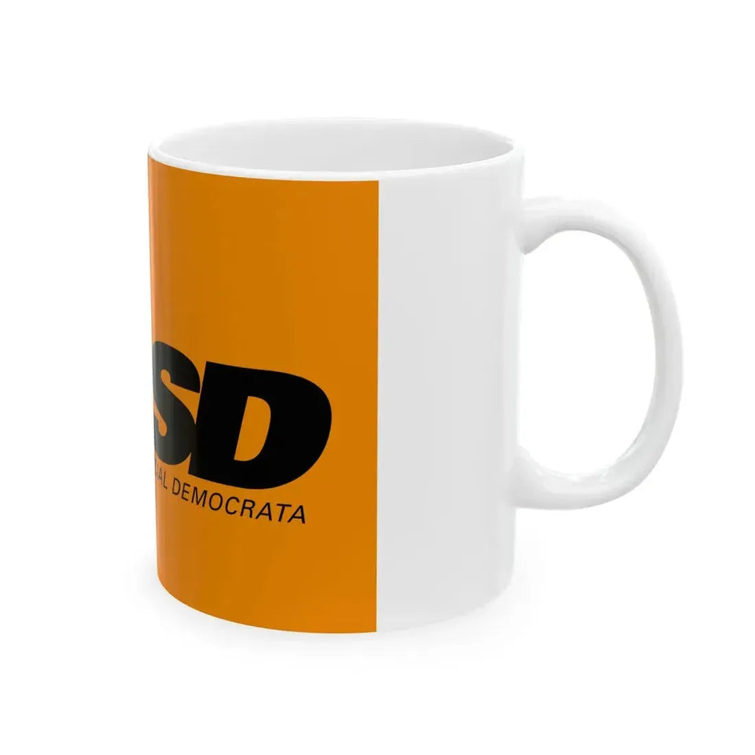 Flag of the Social Democratic Party Portugal (Portugal) White Coffee Mug - Go Mug Yourself
