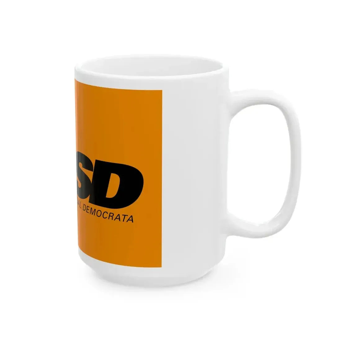 Flag of the Social Democratic Party Portugal (Portugal) White Coffee Mug - Go Mug Yourself
