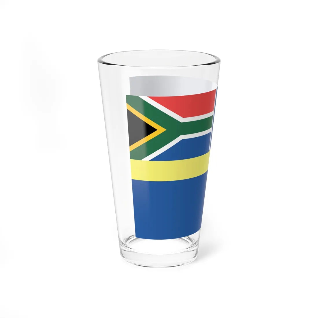 Flag of the South African Police Service (South Africa) Pint Glass 16oz - Go Mug Yourself