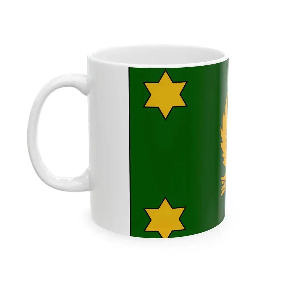 Flag of the Speaker of the Provisional Representative Body of East Indonesia (Indonesia) White Coffee Mug - Go Mug Yourself