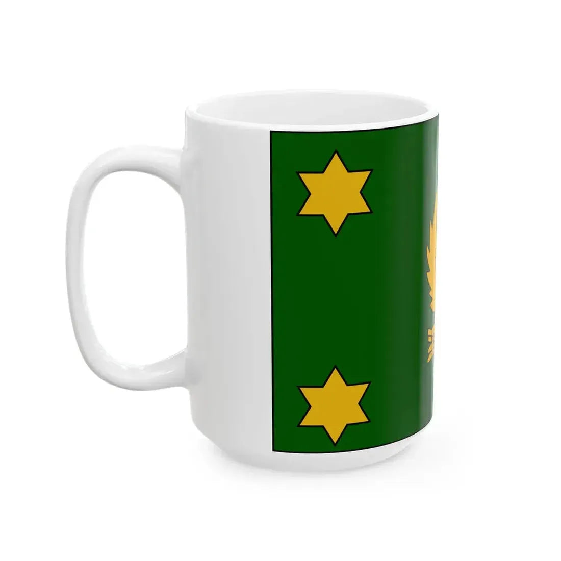 Flag of the Speaker of the Provisional Representative Body of East Indonesia (Indonesia) White Coffee Mug - Go Mug Yourself