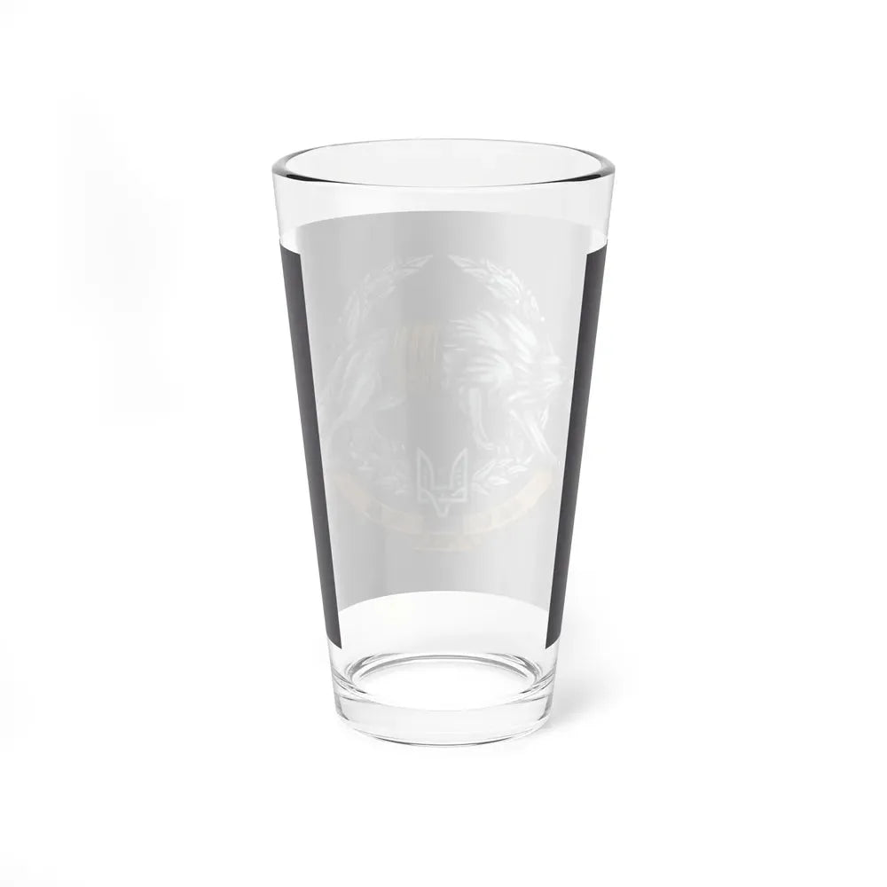 Flag of the Special Operations Forces of Ukraine (Ukraine) Pint Glass 16oz - Go Mug Yourself