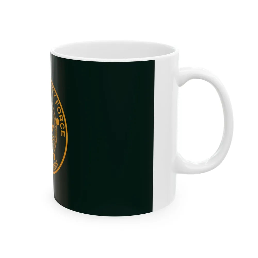 Flag of the Special Security Force SSF (Bangladesh) White Coffee Mug - Go Mug Yourself