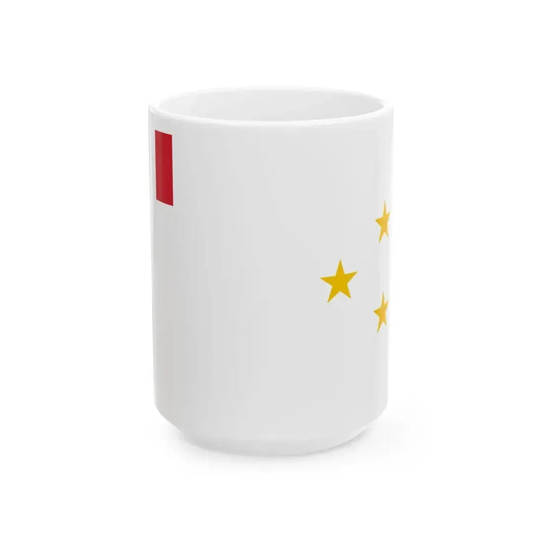 Flag of the State of Aleppo (France) White Coffee Mug 15oz - Go Mug Yourself