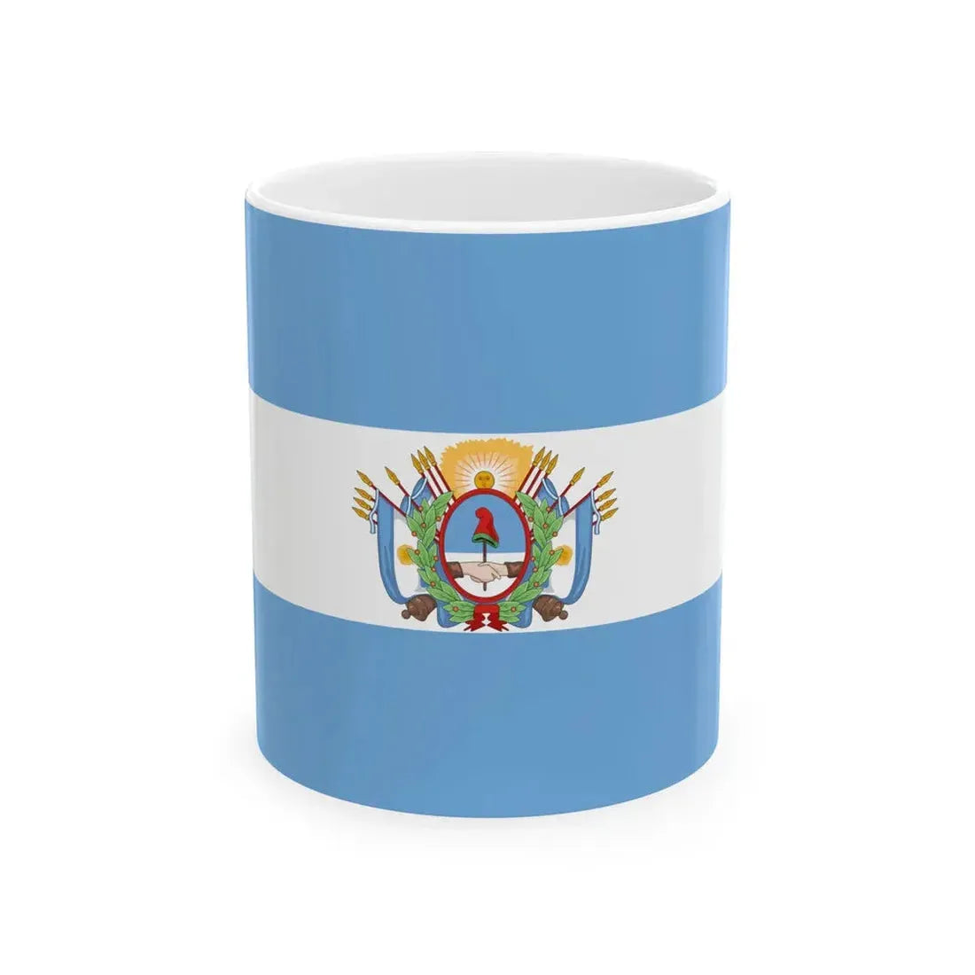 Flag of the State of Buenos Aires (Argentina) White Coffee Mug 11oz - Go Mug Yourself