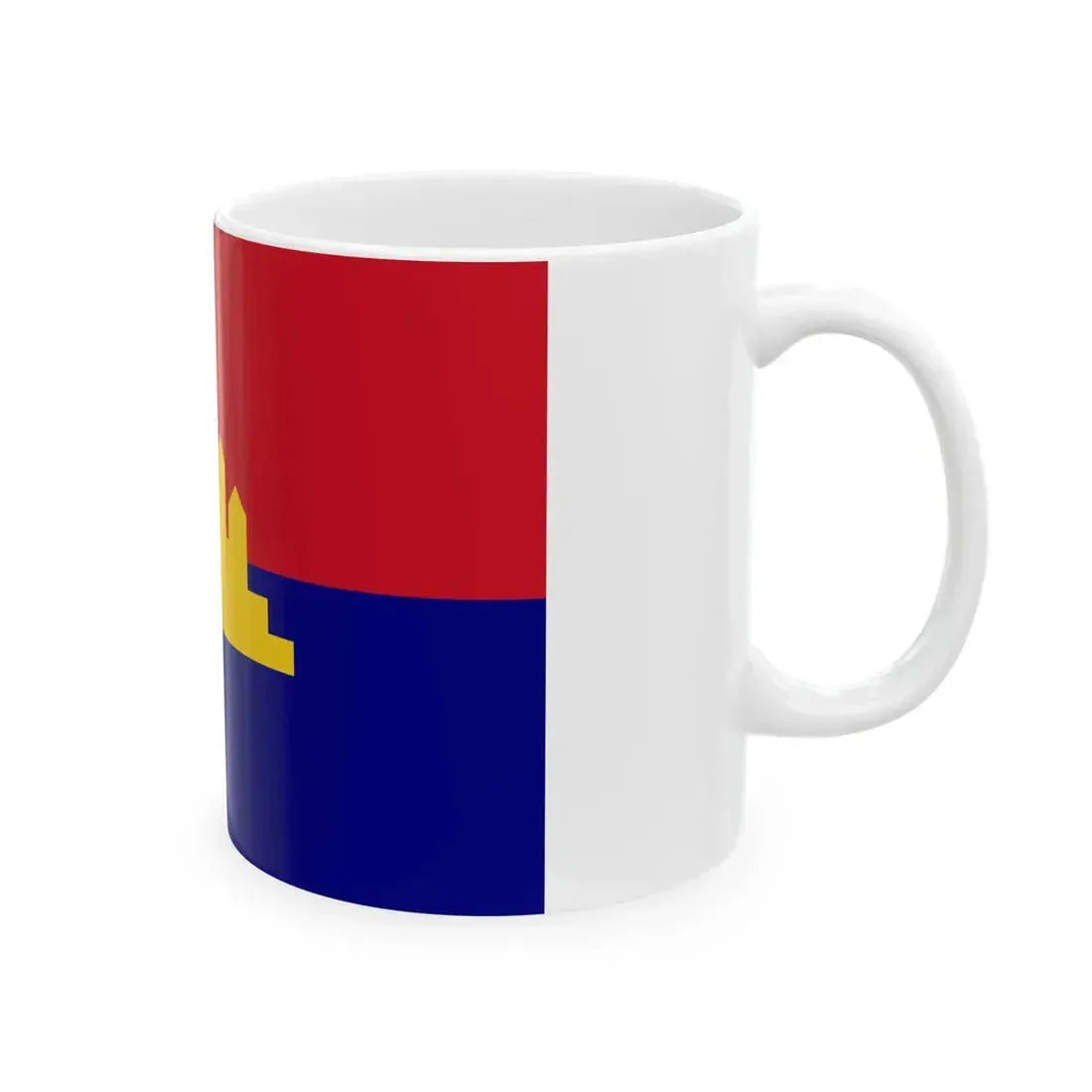 Flag of the State of Cambodia 1989-1993 (Cambodia) White Coffee Mug - Go Mug Yourself