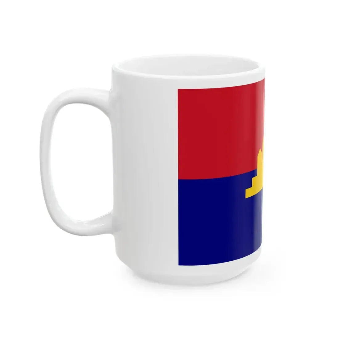 Flag of the State of Cambodia 1989-1993 (Cambodia) White Coffee Mug - Go Mug Yourself