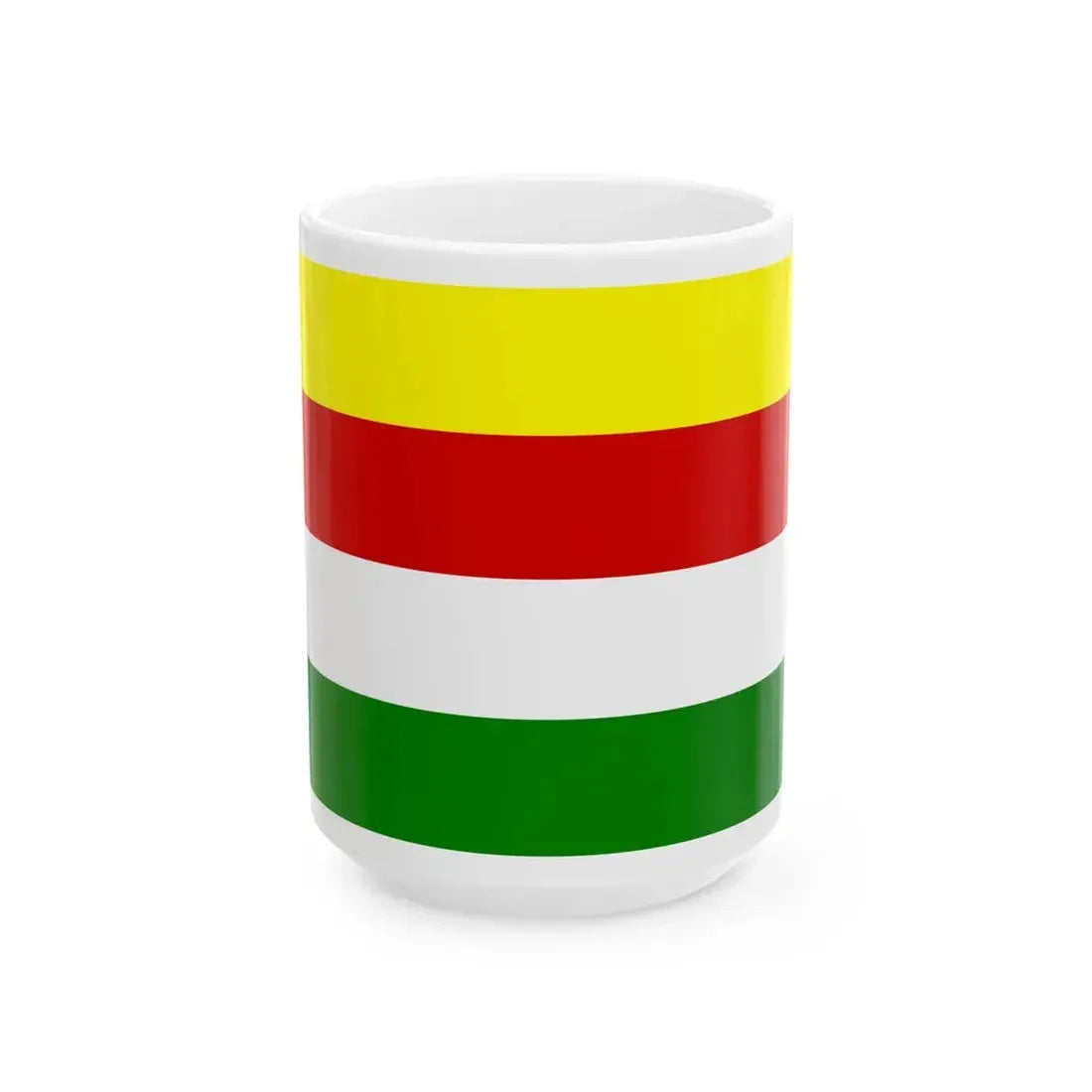 Flag of the State of East Indonesia (Indonesia) White Coffee Mug 15oz - Go Mug Yourself
