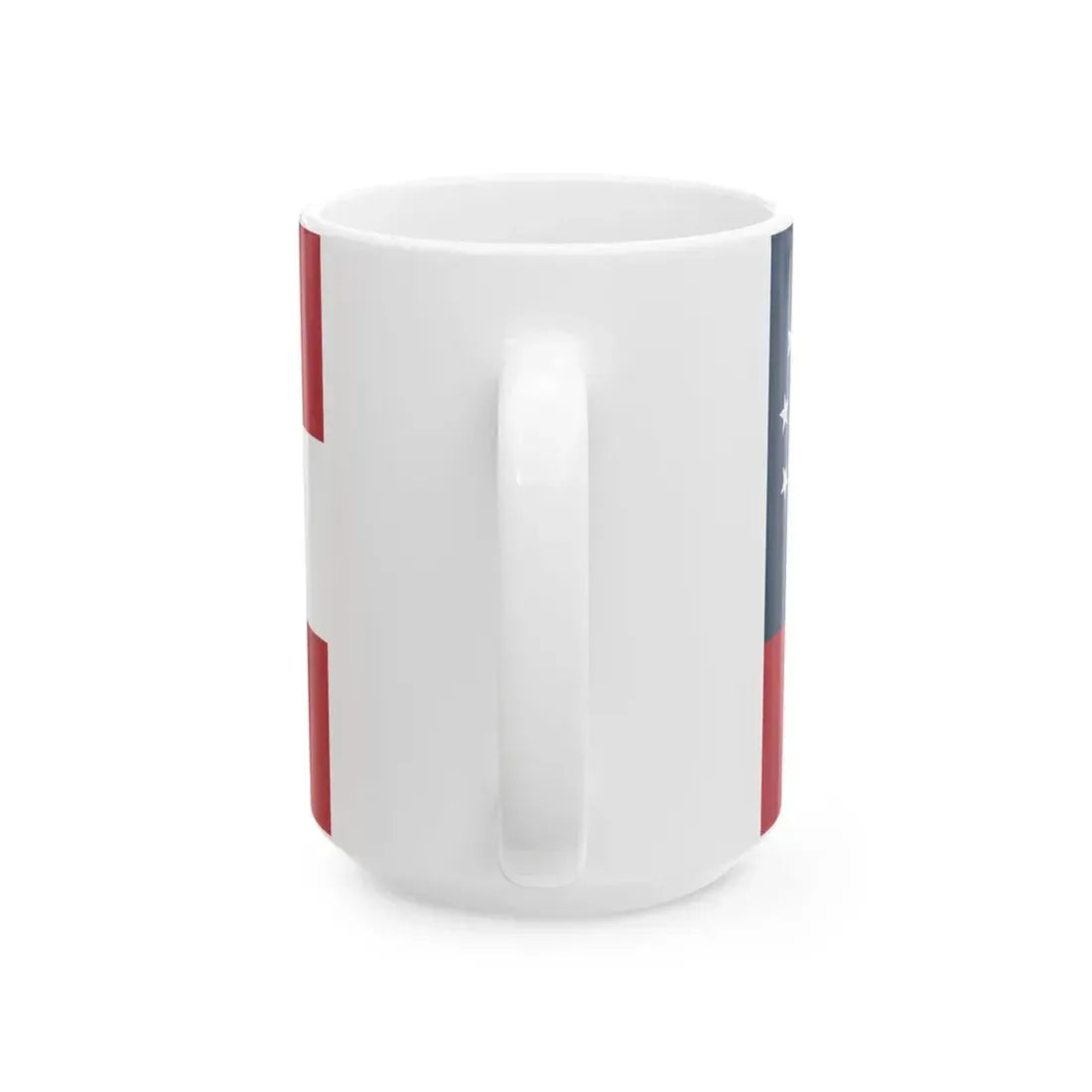 Flag of the State of Georgia (Georgia) White Coffee Mug - Go Mug Yourself