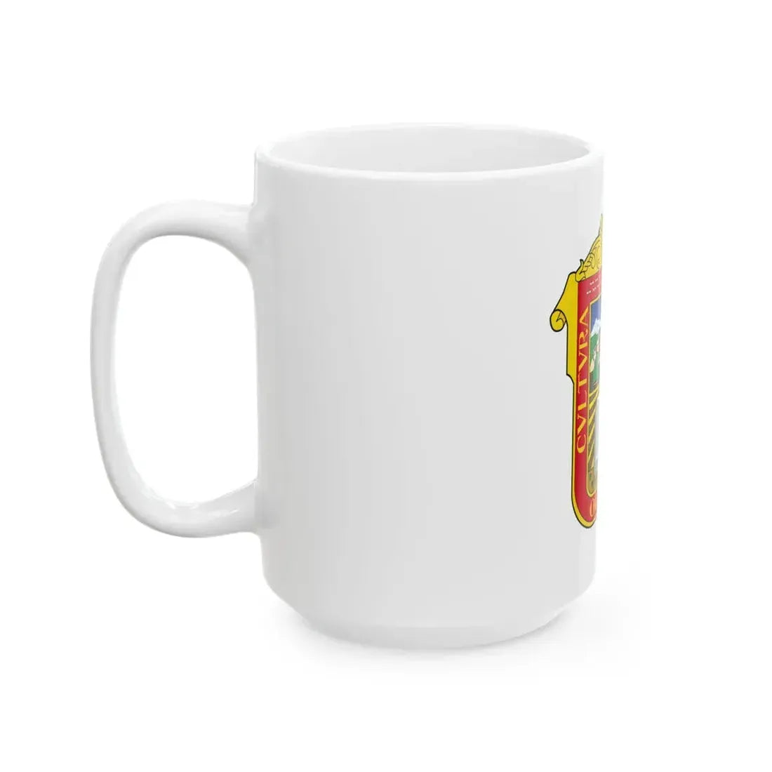 Flag of the State of Mexico (Mexico) White Coffee Mug - Go Mug Yourself