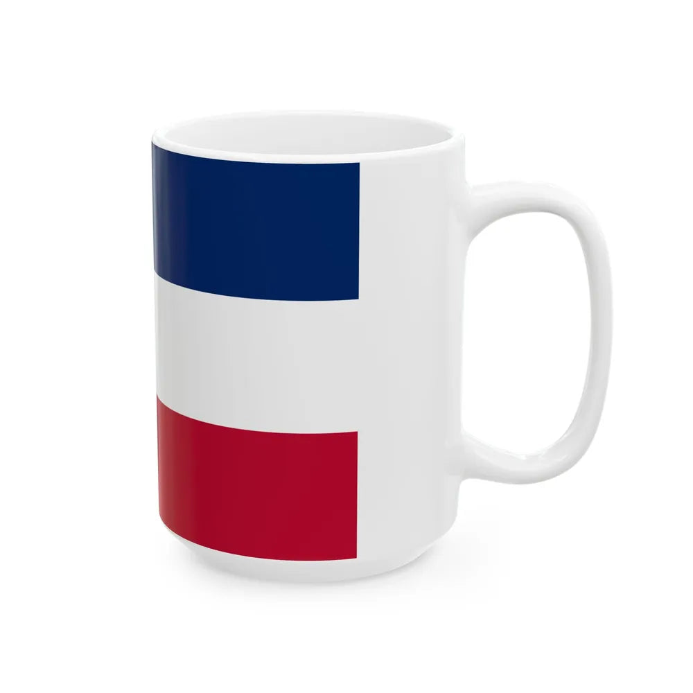 Flag of the State of Mississippi 1894-1906 (United States) White Coffee Mug - Go Mug Yourself