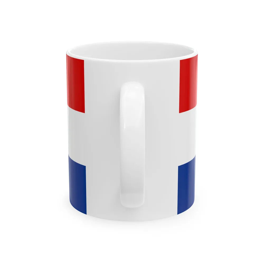 Flag of the State of Slovenes Croats and Serbs (Bosnia and Herzegovina) White Coffee Mug - Go Mug Yourself