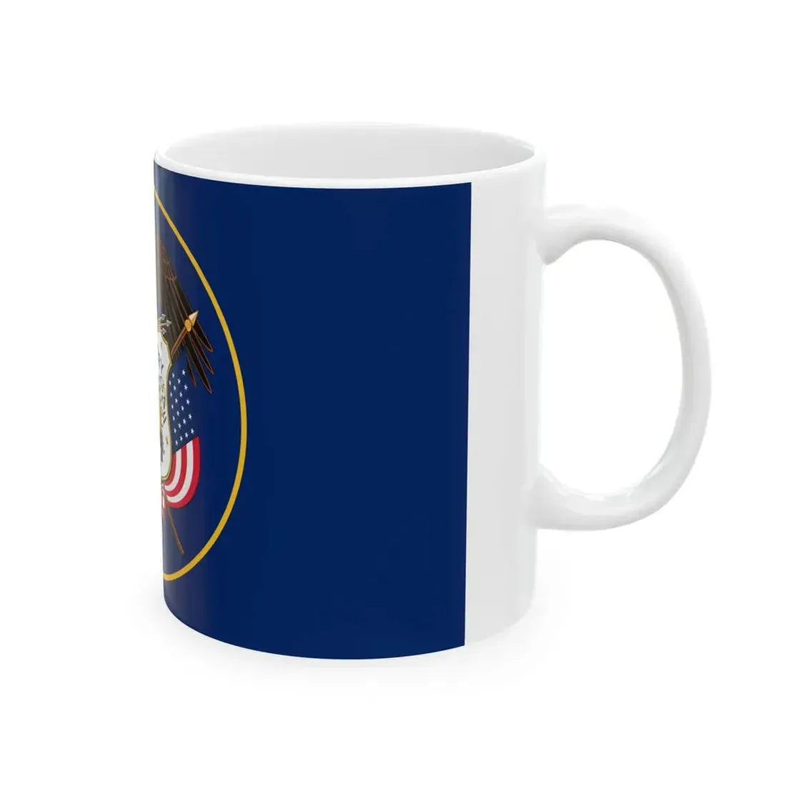 Flag of the State of Utah 2011-2024 (United States) White Coffee Mug - Go Mug Yourself