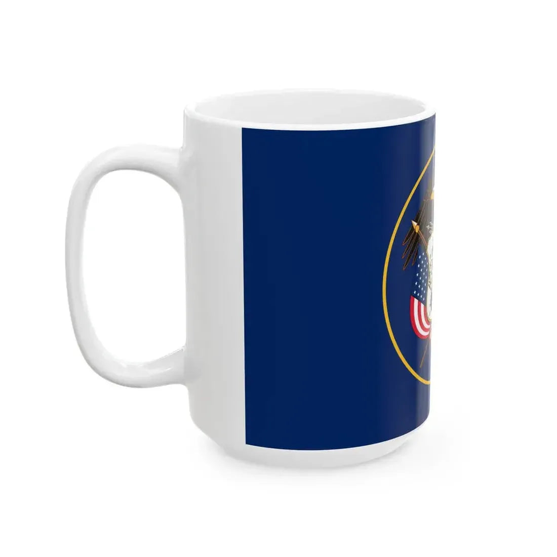 Flag of the State of Utah 2011-2024 (United States) White Coffee Mug - Go Mug Yourself