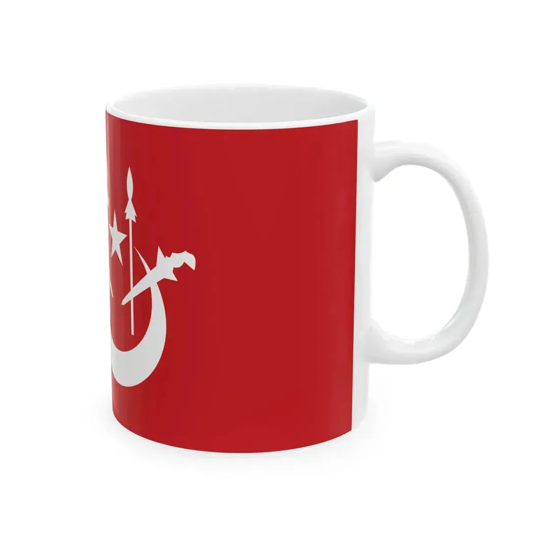 Flag of the State Secretary of Kelantan (Malaysia) White Coffee Mug - Go Mug Yourself
